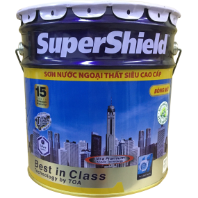 Sơn ngoại thất TOA Supershield bóng mờ - 15L